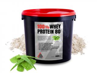 Whey Proteín 80 srvátkový koncentrát VALKNUT 2 kg Príchuť: Aloe vera, Obsah balenia: 2 kg