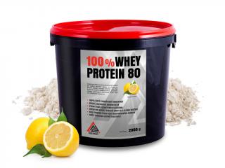 Whey Proteín 80 srvátkový koncentrát VALKNUT 2 kg Príchuť: Citrón, Obsah balenia: 2 kg