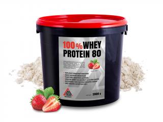 Whey Proteín 80 srvátkový koncentrát VALKNUT 2 kg Príchuť: Jahoda, Obsah balenia: 2 kg