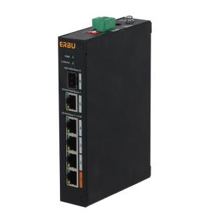 ERBU E-EFS-0501-60-60 4portový PoE switch