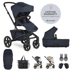 EASYWALKER SET XXL kočárek kombinovaný Jimmey Indigo Blue s příslušenstvím