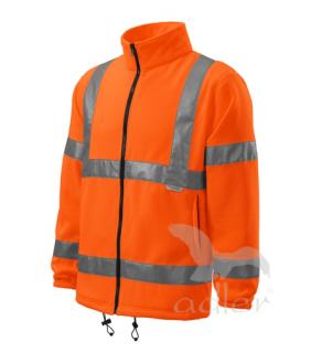 Adler Bunda reflexná Fleece Jacket 98 - Reflexná oranžová 2XL