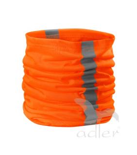 Adler Šatka Twister reflexná 98 - Reflexná oranžová univerzálna/nastaviteľná
