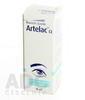 ARTELAC CL očný roztok, sterilizujúca zvlhčujúca instilácia 1x10ml