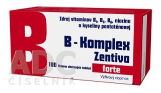 B-Komplex forte Zentiva tbl flm 1x100 ks