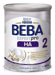 BEBA EXPERT pro HA 2 mliečna výživa (od ukonč. 6. mesiaca) 1x800 g