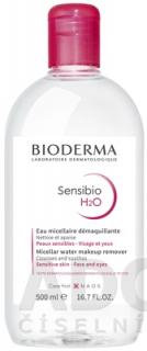 BIODERMA Sensibio H2O (V2) micelárna voda pre citlivú pleť (inov. 2021) 1x500 ml