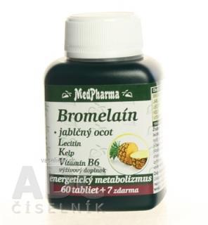 Bromelaín 300 mg + Jabl.ocet + Lecitín -