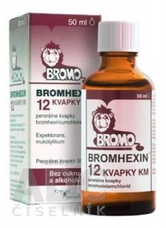 BROMHEXIN 12-KVAPKY KM  gtt 1x50 ml