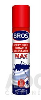 BROS spray proti komárom a kliešťom MAX 1x90 ml
