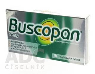 Buscopan tbl obd 10 mg (blis.) 1x20 ks