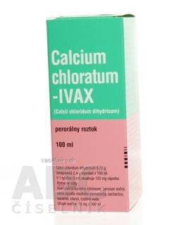 CALCIUM CHLORATUM-TEVA sol por (fľ.skl.hnedá) 1x100 ml