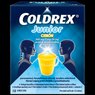 Coldrex Junior Citrón 1x10 ks