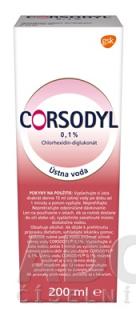 CORSODYL 0,1% roztok 1x200 ml