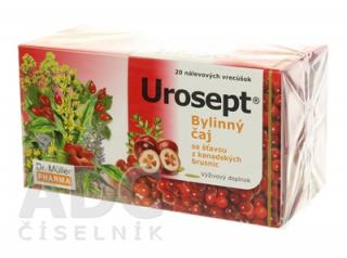 Dr. Müller UROSEPT bylinný čaj (so šťavou z brusníc) 20x1,5 g (30 g)