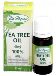 DR. POPOV TEA TREE OLEJ 11ML (prírodný 100% olej z čajovníka austrálskeho 1x11 ml)