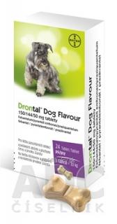 DRONTAL DOG FLAVOUR 24TBL