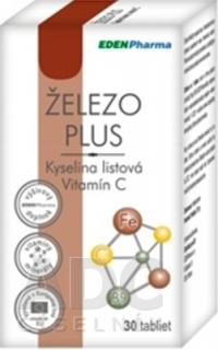 EDENPharma ŽELEZO PLUS tbl 1x30 ks