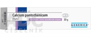 GENERICA Calcium pantothenicum masť Emollient s extra mandľovým olejom 1x30 g