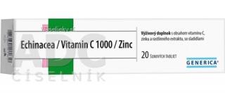 GENERICA Echinacea/Vitamin C 1000/Zinc tbl eff 1x20 ks