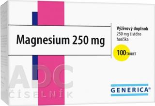 GENERICA Magnesium 250 mg 100 TBL