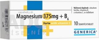 GENERICA Magnesium 375 mg + B6 forte s vitamínom C