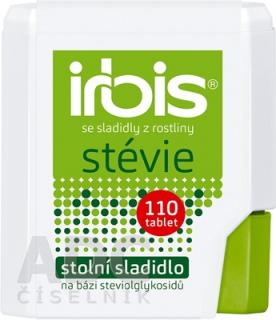 Irbis Stévia tbl (stolové sladidlo na báze glykozidov steviolu) 1x110 ks