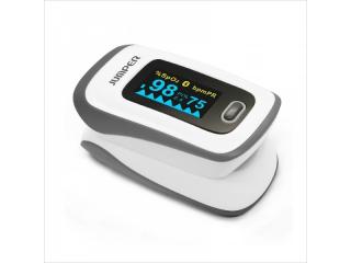 JUMPER JPD-500F pulzný oximeter s obrazovkou OLED a Bluetooth, šedý