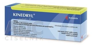 KINEDRYL tbl 25 mg/30 mg (blis.PVC/Al) 1x10 ks