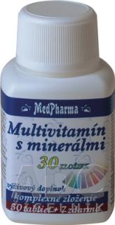 MedPharma MULTIVITAMÍN S MINERÁLMI 30 ZLOŽIEK tbl 30+7 zadarmo