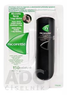 Nicorette Spray 1mg/dávka aer ora 150 dávok (fľ.PET) 1x13,2 ml