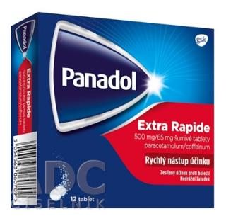 Panadol Extra Rapide tbl eff 500 mg/65 mg 1x12 ks