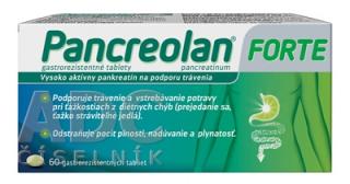 PANCREOLAN FORTE tbl ent 220 mg 1x60 ks