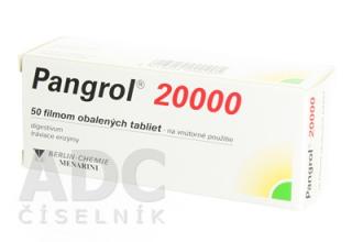Pangrol 20 000 tbl ent (blis.Al/Al) 1x50 ks