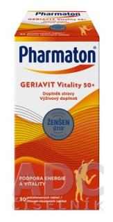 Pharmaton GERIAVIT Vitality 50+ tbl 1x30 ks