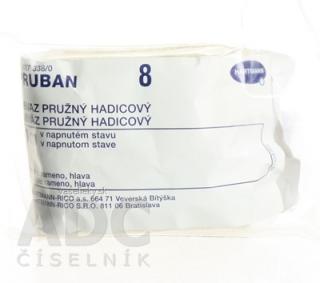 PRUBAN sieťový hadicový obväz, veľ.8 rameno, hlava (8cmx1m) 1x1 ks