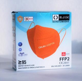 Respirátor ORJIN FFP2 Oranžový 10ks/bal.