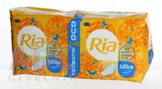 Ria Ultra Silk normal PLUS DUOPACK (hygienické vložky 2x10 ks (20 ks))