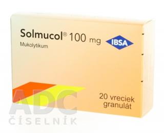 Solmucol 100 mg gra (vrecúška) 20x1,5g