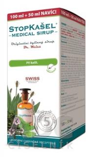 STOPKAŠEĽ Medical SIRUP - Dr.Weiss (pri kašli, 100+50 ml navyše (150 ml))