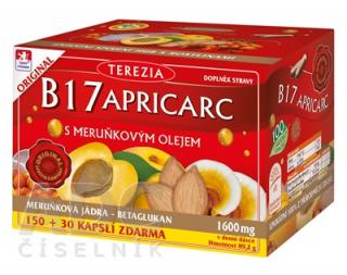 TEREZIA B17 APRICARC s marhuľovým olejom cps 150+30 zadarmo (180 ks)
