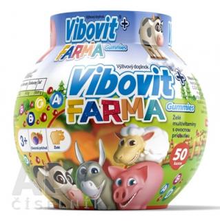 VIBOVIT+ FARMA Gummies (inov.2018); {želé s ovocnou príchuťou 1x50 ks}
