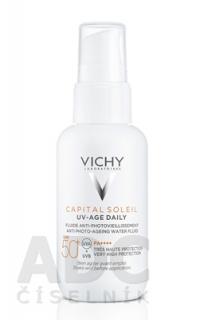 VICHY CAPITAL SOLEIL UV-AGE DAILY SPF50+ denný krém proti fotostarnutiu pleti s ochranným faktorom 1x40 ml