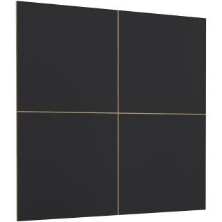 CELINE panel ..03, dub votan/čierny mat, obývacia zostava