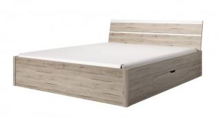 DELTA posteľ so zásuvkou, san remo jasné/biela (vystavené na predajni Kragujevská 1, Žilina)