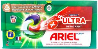 Ariel Ultra+Extra Stainremover gélové tablety na pranie 28 ks