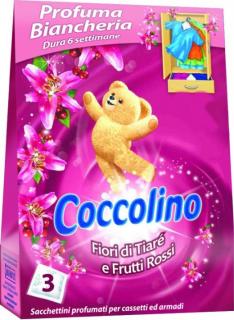 Coccolino voňavé vankúšiky frutti rossi 3 ks