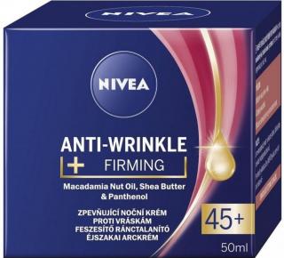 Nivea Anti Wrinkle Firming nočný pleťový krém 50 ml