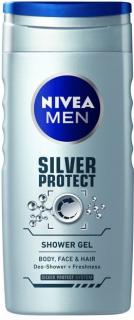 Nivea Silver Protect pánsky sprchový gél 500ml
