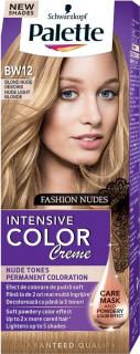 Palette Intensive color creme farba na vlasy BW12 Svetlo plavý nude 110ml (Vanilkový blond)
